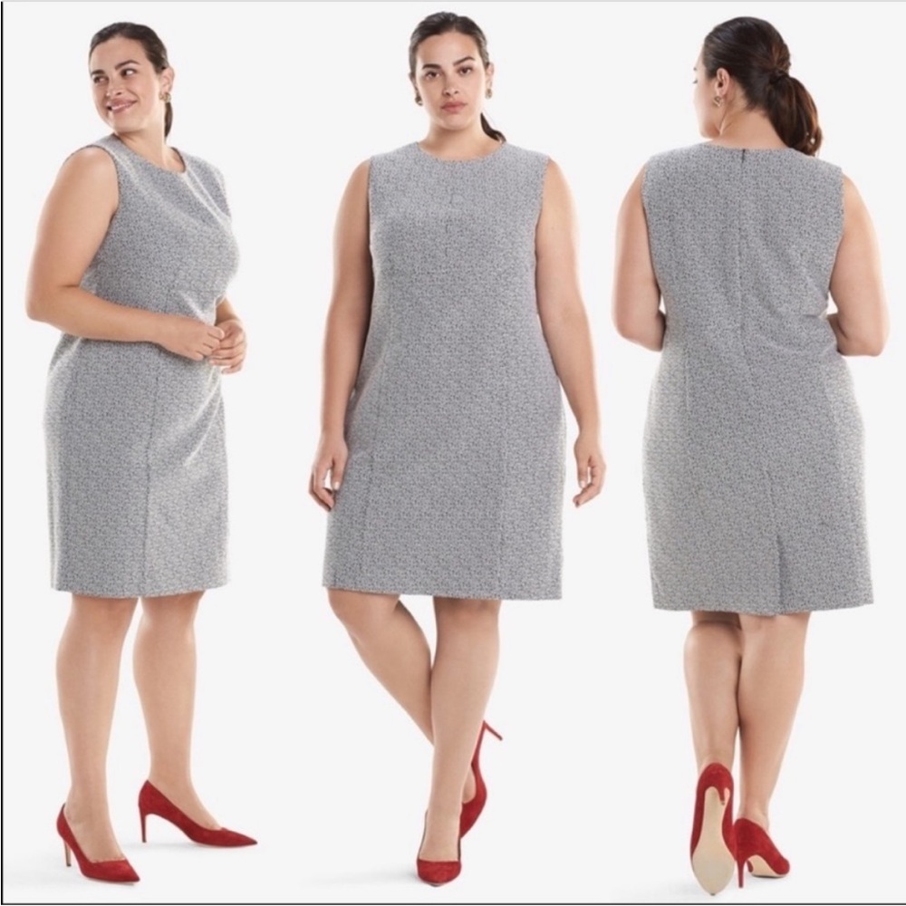 MM LaFleur‎ Shirley Dress Pebble Jacquard Dress 1X